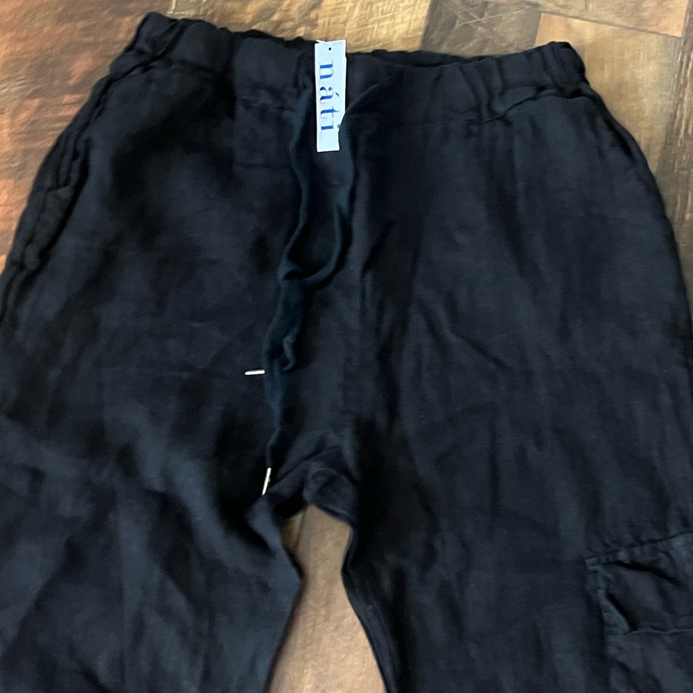 NWT Meo Meli Keep It Cool Cargo Linen Pants - Picture 4 of 8